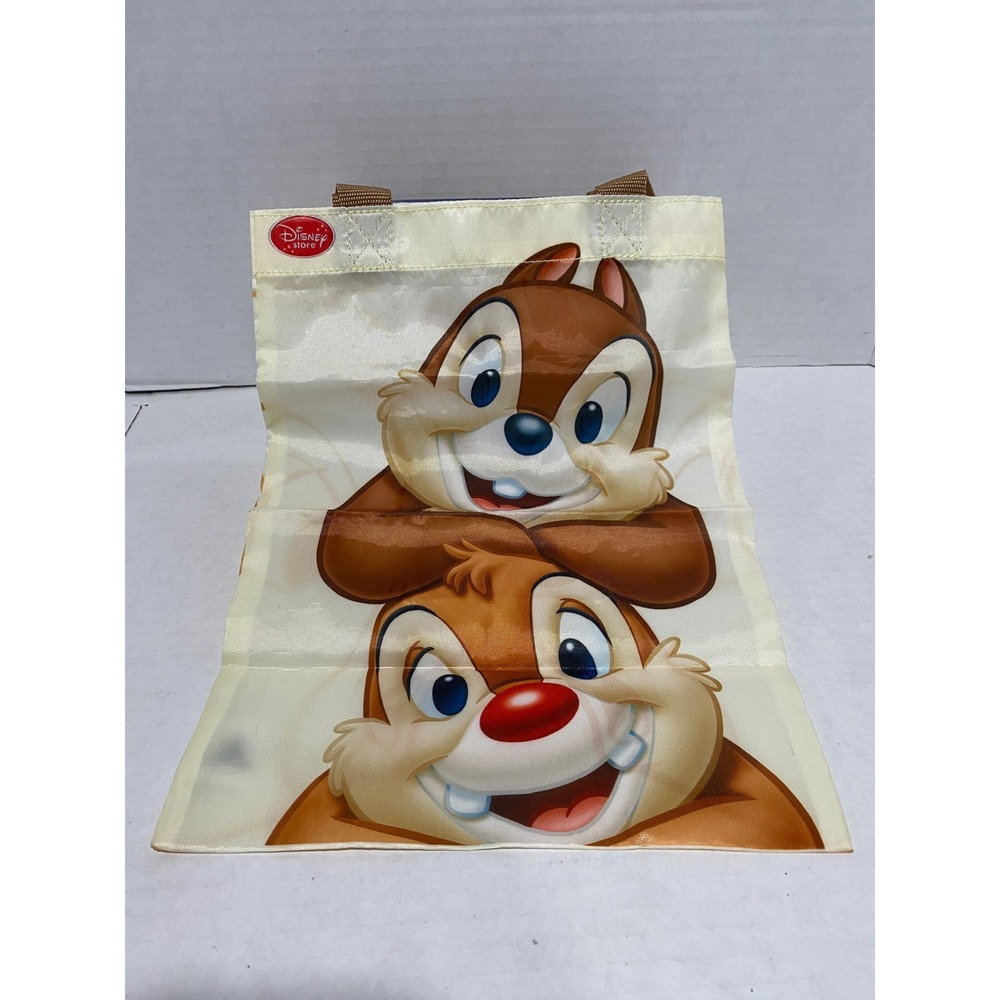 Disney Mini Tote Bag Chip 'n Dale Reusable Cream Small Gift Bag
